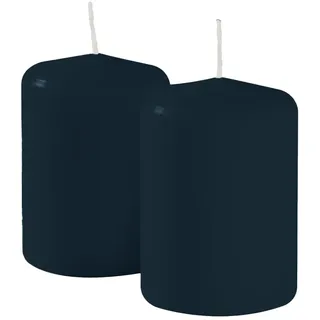 Cereria Di Giorgio Risthò Kerzen 10 cm blau 4 St.