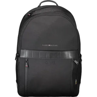 TOMMY HILFIGER MAN SCHWARZER RUCKSACK : Farbe - Schwarz, Größe - UNI Größe: UNI Farbe: Schwarz - Schwarz