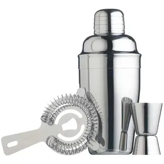 Barcraft Cocktail-shaker-set 3 Einheiten - Silver - One Size