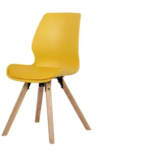 CLP Stuhl, gelb , Maße cm, Esszimmer, Stühle, Esszimmerstühle, Vierfußstühle