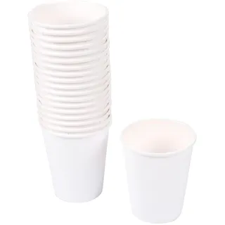 Homéa, Set mit 20 Vitaminbechern, Pappe, 23 cl, Weiß