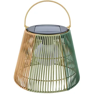 Ambia Home Solarleuchte , Grün , Metall, Kunststoff , 5 mm , bauchig , 22 cm , RoHS, Ce , mit Schalter , Dekoration, Gartendeko