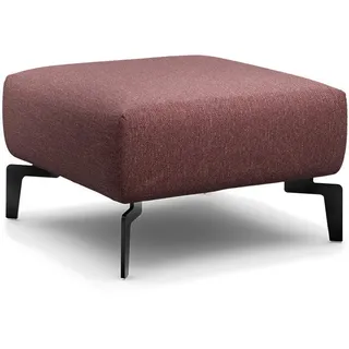 Sensoo Hocker , Rot , Textil , 70x70x46 cm , Stoffauswahl , Wohnzimmer, Sessel, Hocker & Hockerbänke, Sitzhocker