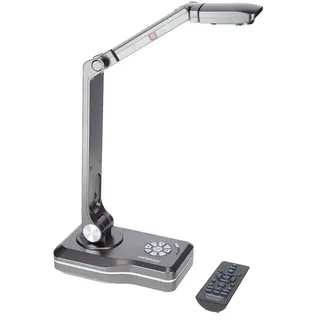 celexon Dokumentenkamera DK500 | Plug&Play in Full HD mit 5MP, 10x Zoom, OCR-Texterkennung | interaktive Präsentationen mit Mac OS & Windows per HDMI/USB/VGA | ideal für Schule, Büro & Videocalls