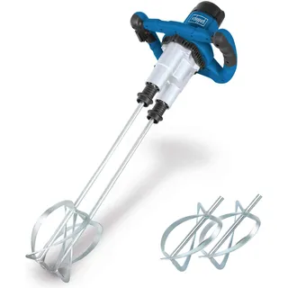 SCHEPPACH Doppel Rührwerk PM1800D | 1800W | Stablänge: 570mm / Rührkorb-Ø: 110mm | Drehzahlregulierung | 2-Gang-Getriebe