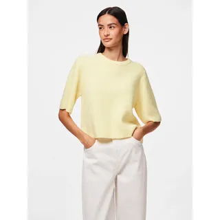 Pieces Strickpullover Pale Banana XS