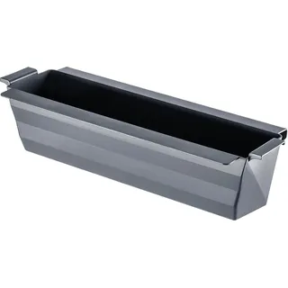 Blumentopf - Europaletten-Blumentopf - Größe 40,5 cm - Set mit 6 - Kunststoff - Anthrazit