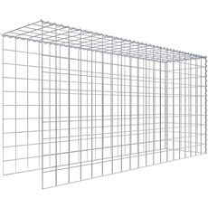 Bild Gabione, silbergrau, Maschenweite 10 cm x 10 cm