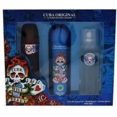Cuba, Beauty Geschenkset, SET CUBA ORIGINAL Cuba Heartbreaker For Men EDP spray 100ml + Deo spray 200ml + AS 100ml (Parfum set)