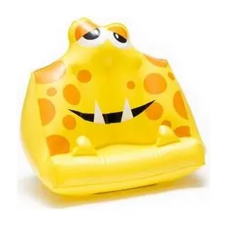 Bookmonster Air Gelb | Sammy | Aufblasbares Lesekissen für Bücher und Tablets | Buchständer | Tablethalter | Lesehillfe