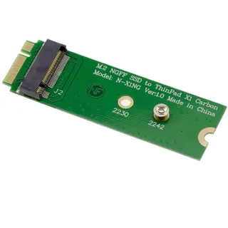 KALEA-INFORMATIQUE M.2-Adapter, um eine Lenovo X1 Carbon Ultrabook-kompatible SSD durch eine M2 SATA SSD zu ersetzen.
