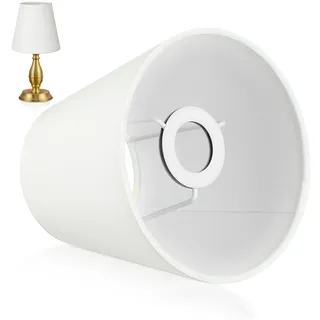 Lurrose Kleiner Lampenschirm E14 Stoff Lampenschirm Retro Stil Macaron Leinen Ersatzschirm Für Tischlampe Stehlampe Pendelleuchte Wohnzimmer Schlafzimmer Küche
