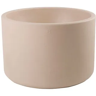 8 seasons design Shining Elegant Pot XM, LED Pflanzkübel 59 x 39 cm (sand), E27 Fassung inkl. Leuchtmittel in warmweiß, beleuchteter Pflanzkübel für innen + außen, Blumenkübel