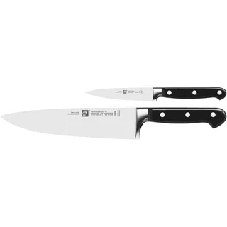 Zwilling Professional S Messerset 2-tlg. Edelstahl 18/10 Schwarz/Silber