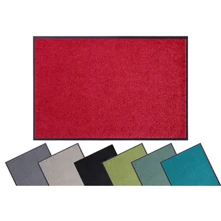 Fußmatte OTTO HOME "Clean & Walk" Gr. 63, rot (bordeaux), B:40cm H:7mm L:60cm, Polyamid, Teppiche, Fußmatte, Schmutzfangmatte, Türmatte, In- und Outdoor, Teppich, Läufer, waschbar