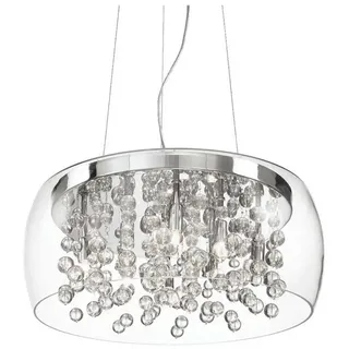 Ideal Lux Audi-80 8-flg. 50 cm Silber/Glas, Metall
