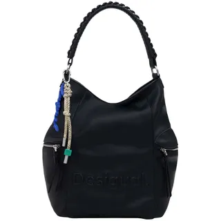 DESIGUAL Arica Half Logo Backpack Big Schwarz