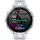 Forerunner 965 BT 47 mm Titaniumgehäuse silber Silikonarmband weiß One Size