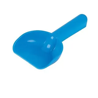 Hape Babyschaufel, Blau - Kinder Sand- und Wasserschaufel für Strand, Sandkasten und Garten, robustes Outdoor Spielzeug, geeignet für Kinder ab 12 Monaten