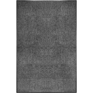vidaXL Fußmatte Waschbar Anthrazit 120x180 cm