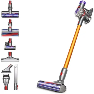 Dyson V8 Absolute silber/gelb