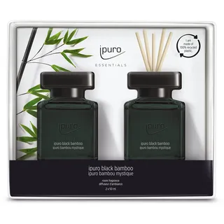 ipuro Raumduft-Set Essantials Black Bamboo 2 x 50 ml