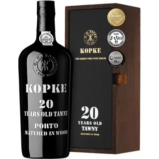 Kopke 20 Years Old Tawny Porto 20% Vol. 0,75l, in Holzkiste