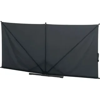 Siena Garden Garten-Paravent 280 x 150 cm Anthrazit Polyester