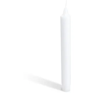 Tafelkerzen 200 mm 8 Stunden Brenndauer weiß, 160 Stk.