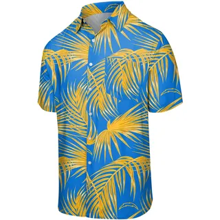 FOCO Herrenhemd, Blumenmuster, Baltimore Ravens SMU mit Knopfleiste, Größe L, Herren, TSNFSMUFLRLBTULACXL, La Chargers, XL