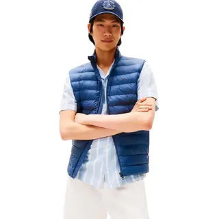 Tommy Hilfiger Packable Quilted Weste - Faded Indigo - S