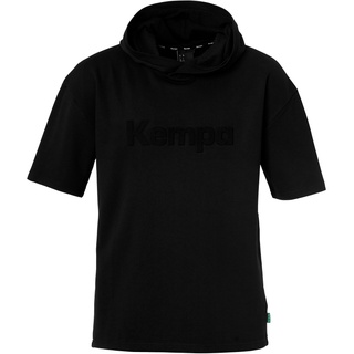 Kempa Black&White Kapuzenshirt schwarz M