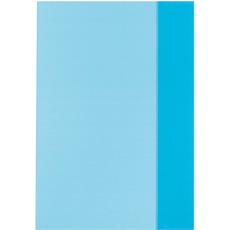 herlitz Heftschoner DIN A5, PP, transparent-blau VE=1