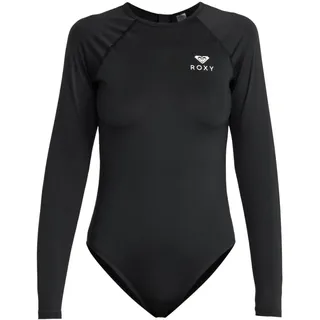 Roxy Essentials - Langärmliger Badeanzug für Frauen Schwarz