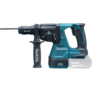Makita DHR243Z ohne Akku + Tiefenanschlag, Seitengriff, Schnellspannbohrfutter, SDS-Wechselbohrfutter
