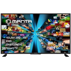 Manta 43LFA120D FHD Android TV (43", LED, Full HD), TV, Schwarz
