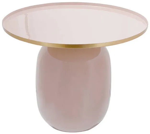 Bild von Beistelltisch Art Deco 525«, Dekorativ, glanzvolle Lackierung, stilvolles Design, rosa