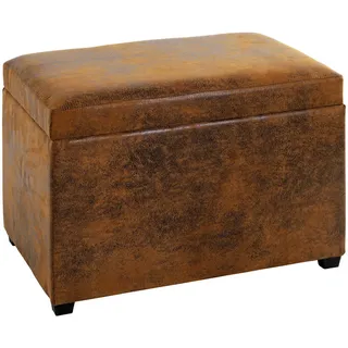 Haku-Möbel HAKU Möbel Sitztruhe 52824 braun, Holz 58,0 cm