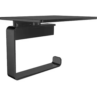 Papierhalter emco loft mit Ablage, schwarz - 059813303