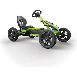 BERG Rally DRT Green Kart – Sportlenkrad und Speed Wheels - Grün