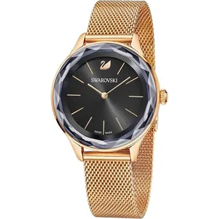 Swarovski 5430424 Damen-Armbanduhr, Roségold-Gehäuse, Metall-Armband - Rosa
