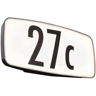 Paulmann Außenwandleuchte Kunststoff 276x73mm 1 Stk. grau