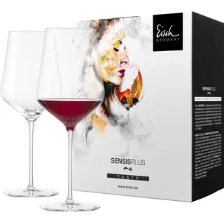 EISCH 2 Bordeauxgläser 518/21 im Geschenkkarton SKY SENSISPLUS 25184021/ 180064 - Transparent