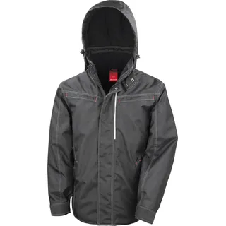 WORK-GUARD by Result - Jeansjacke für Herren/Damen Uni BC5507 (S) (Schwarz) - Schwarz