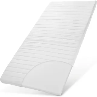 eloneo Bestschlaf Matratzenauflage 80 x 200 cm weiss