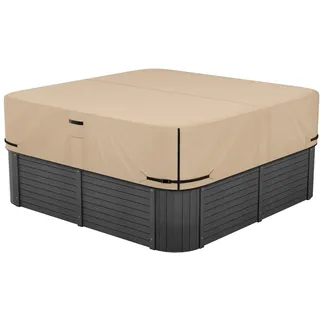 Vevor Abdeckung für Whirlpool braun 2160 x 2160 x 508 mm