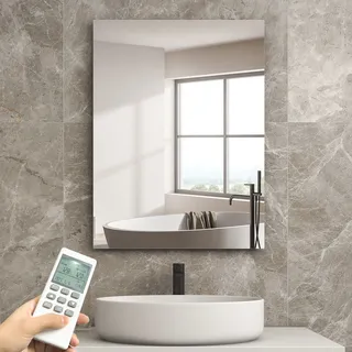 Infrarotheizung Spiegel mit Thermostat Wandmontage 580W