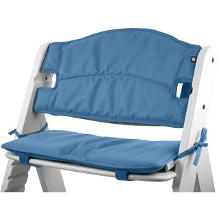 Tinydo® Hochstuhl Sitzkissen für Hauck Alpha, Blau | Ergonomisches Memory-Schaum Kissen zur Rückenentlastung, Sitzpolster extra dick, Sitzverkleinerer Auflage ohne Verrutschen