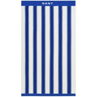 Strandtuch GANT "Strandtuch YACHT STRIPE BEACH TOWEL 1er Pack", blau (royalblau), B:100cm, Obermaterial: 100% Baumwolle CO., Handtücher, Strandtuch