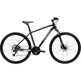 Kross Crossrad "Evado 4.0" 18 Gang Shimano ACERA M3020 Schaltwerk Kettenschaltung, schwarz, schwarz